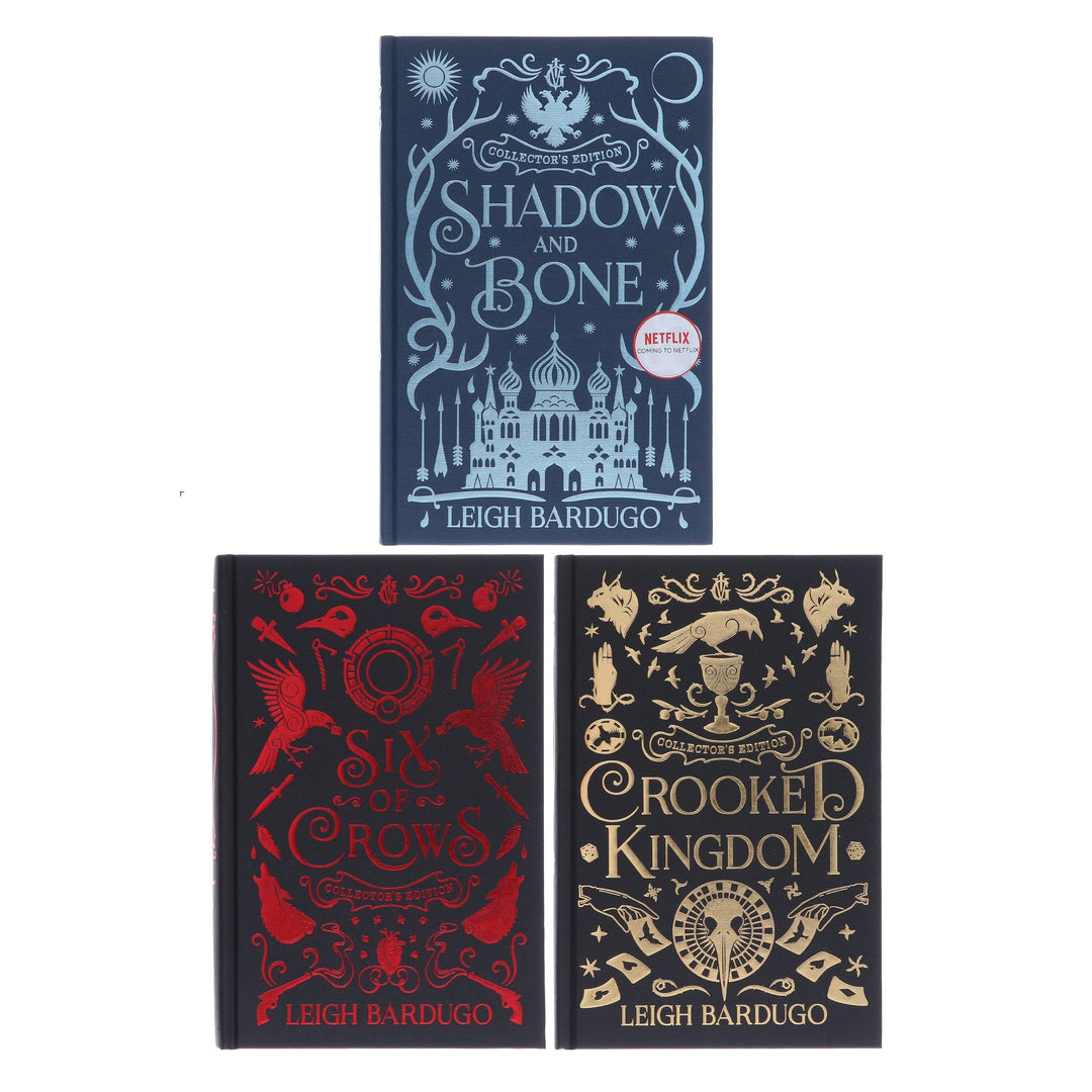 Grishaverse Shadow and Bone & Six of Crows Duology Collector's Edition 3 Books Collection Set by Leigh Bardugo - Age 13+ - Hardback