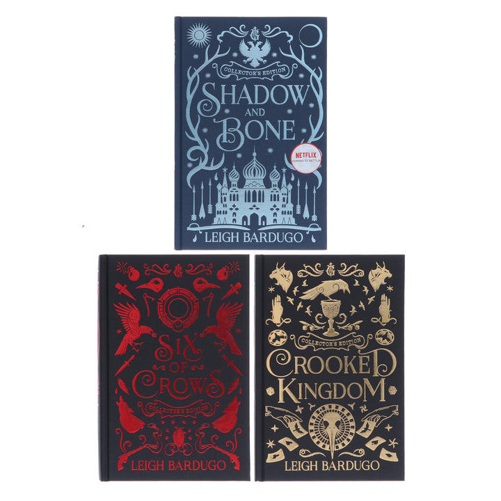Grishaverse Shadow and Bone & Six of Crows Duology Collector's Edition 3 Books Collection Set by Leigh Bardugo - Age 13+ - Hardback