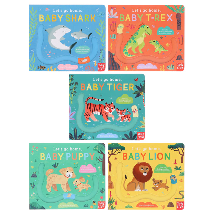 Let's Go Home Series by Carolina Buzio 5 Books Collection Set - Ages 2-5 - Board Book
