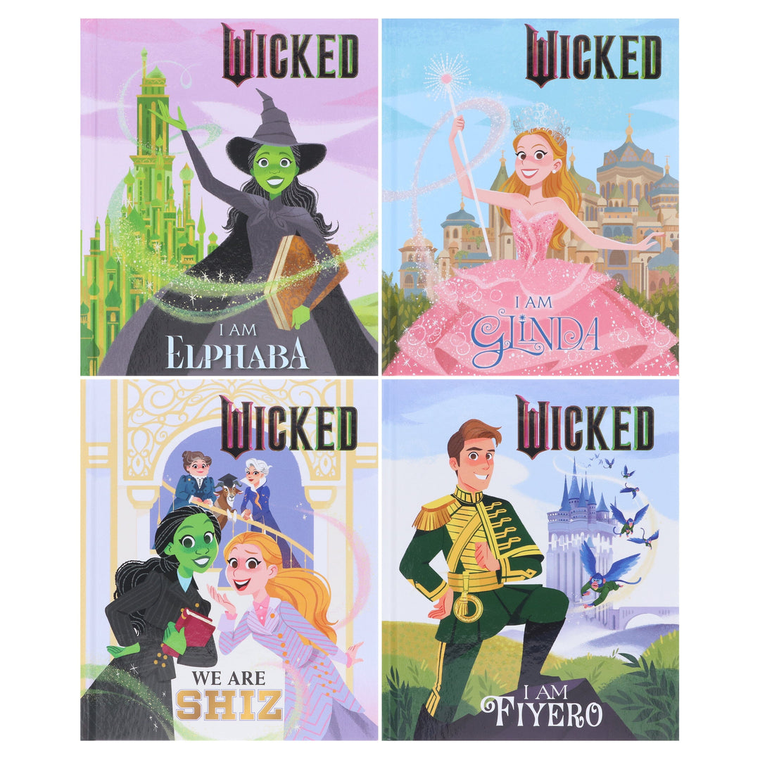 Wicked by Mary Man-Kong Illustrated 4 Books Collection Set With Witch from the West Kids Costume
