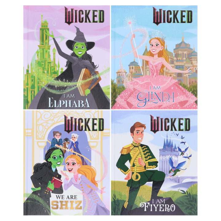 Wicked by Mary Man-Kong Illustrated 4 Books Collection Set With Witch from the West Kids Costume