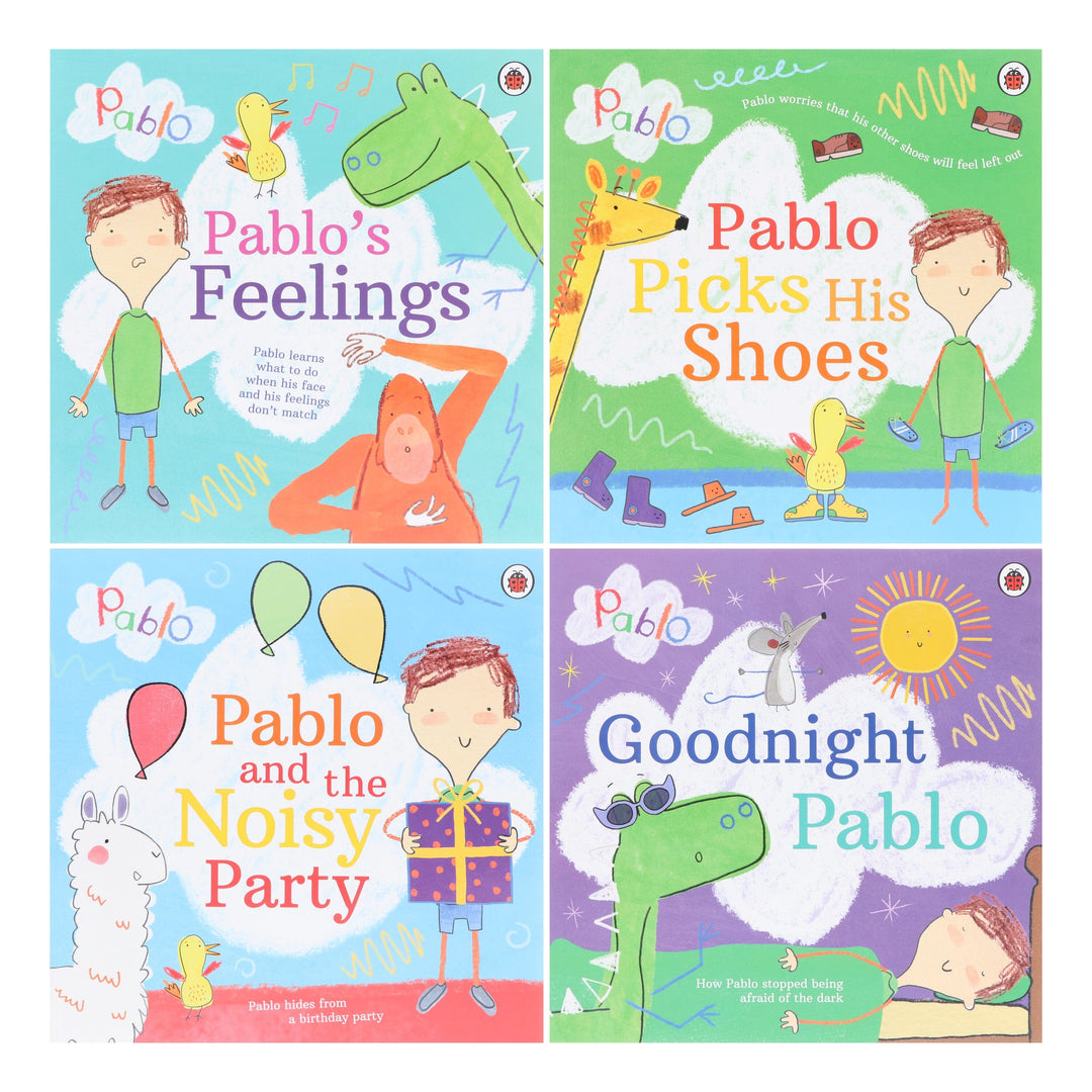 Pablo's Feelings Series 4 Picture Books Collection Set - Ages 2-7 - Paperback
