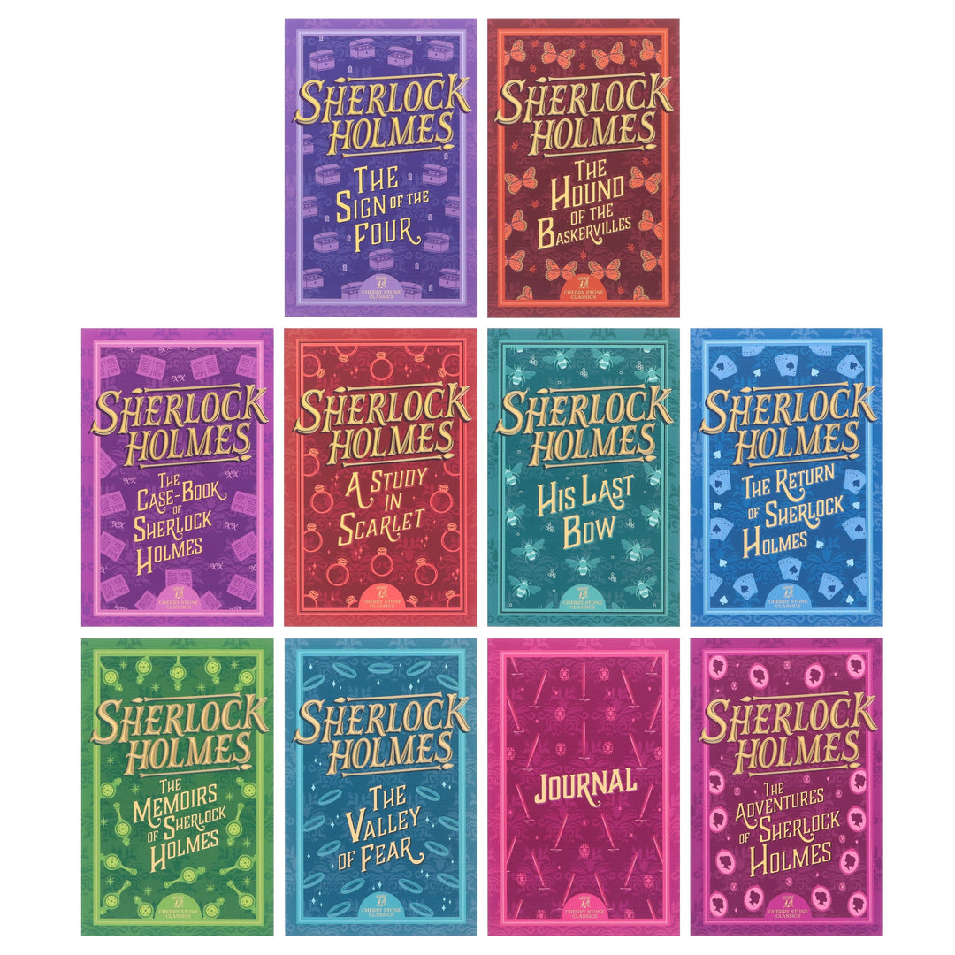 The Complete Collection of Sherlock Holmes by Arthur Conan Doyle 10 Books Box Set - Fiction - Paperback
