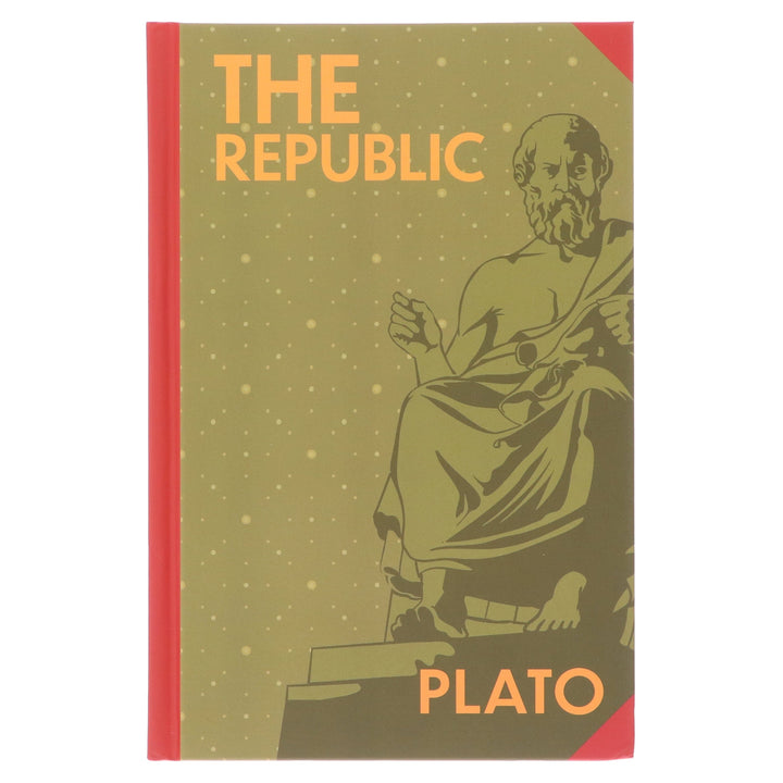 The Republic Book By Plato - Non Fiction - Sprayed Edges Hardback