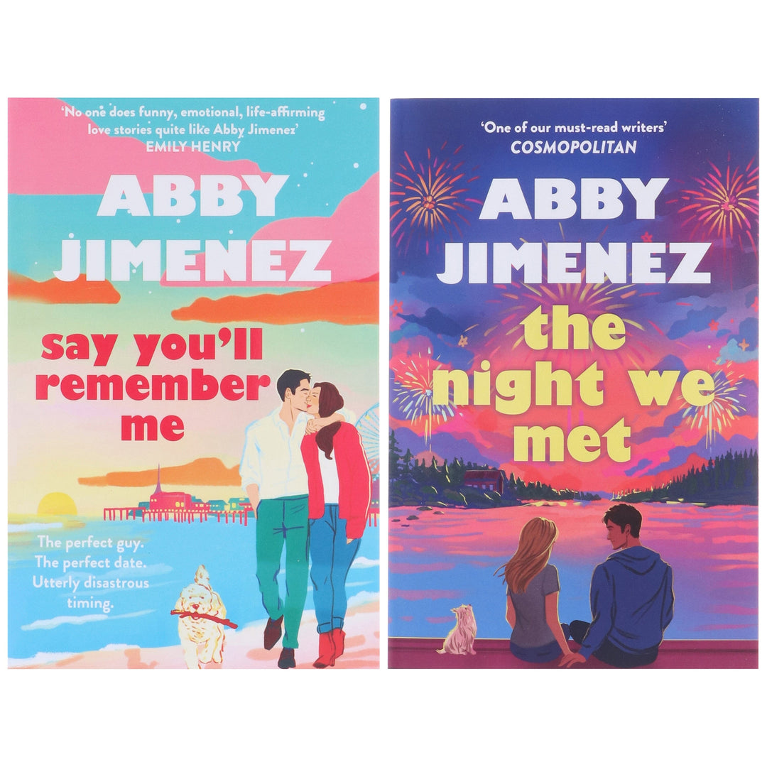 Abby Jimenez Collection (The Night We Met & Say You'll Remember Me) 2 Books Set - Fiction - Paperback