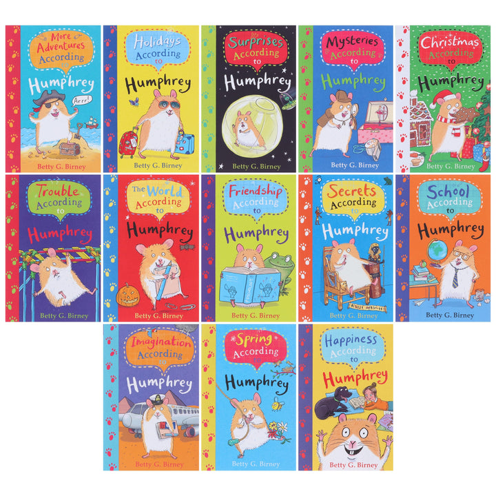 According to Humphrey the Hamster Series by Betty G. Birney 13 Books Collection Set - Ages 7+ - Paperback