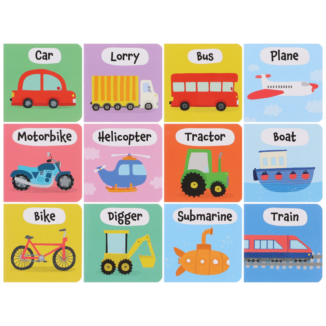 A Case of Cool Vehicles: 12 Title Board Book Collection Carry Case - Ages 3+ - Board Book
