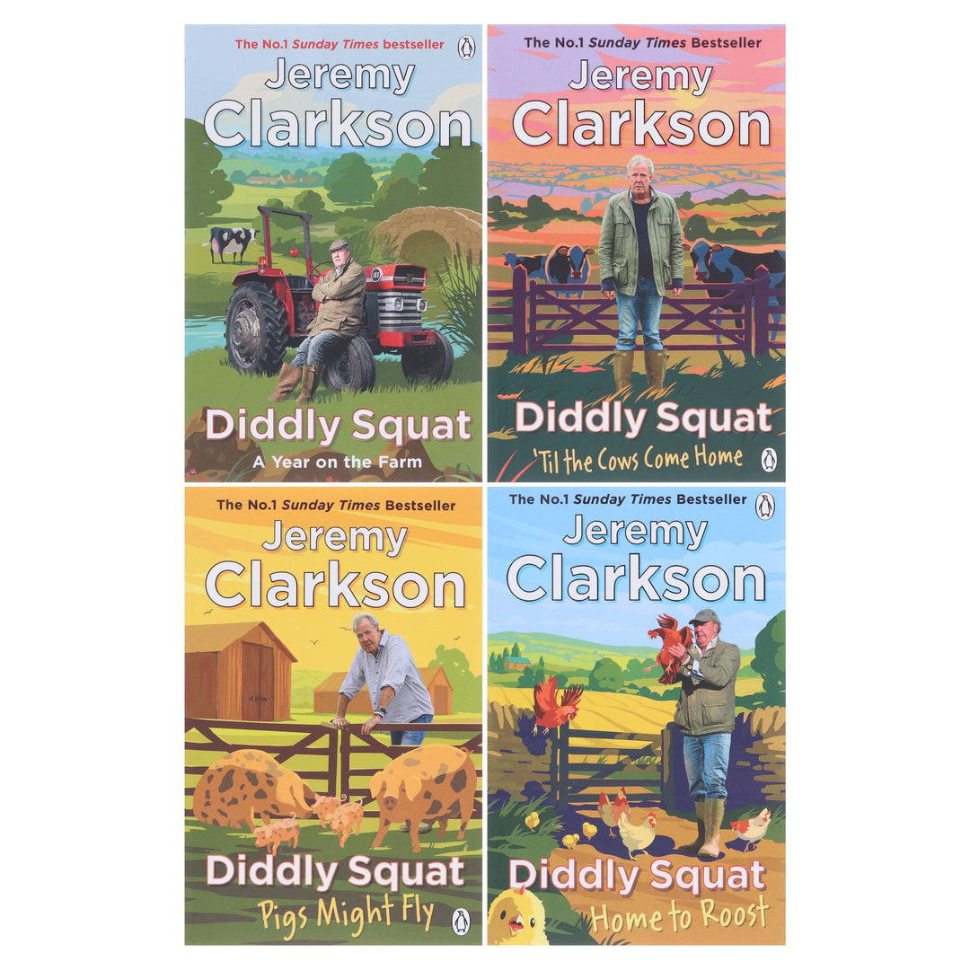 Diddly Squat Series By Jeremy Clarkson: 4 Books Collection Set - Fiction - Paperback