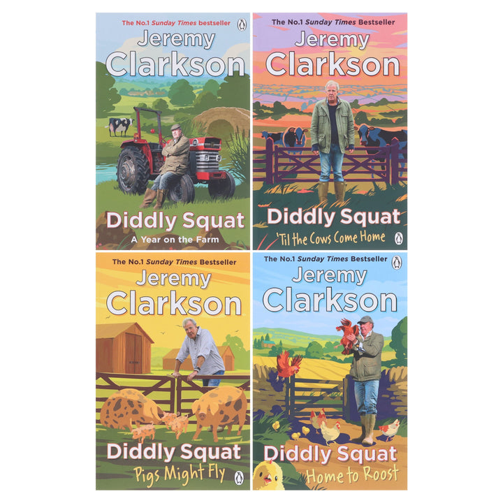 Diddly Squat Series By Jeremy Clarkson: 4 Books Collection Set - Fiction - Paperback