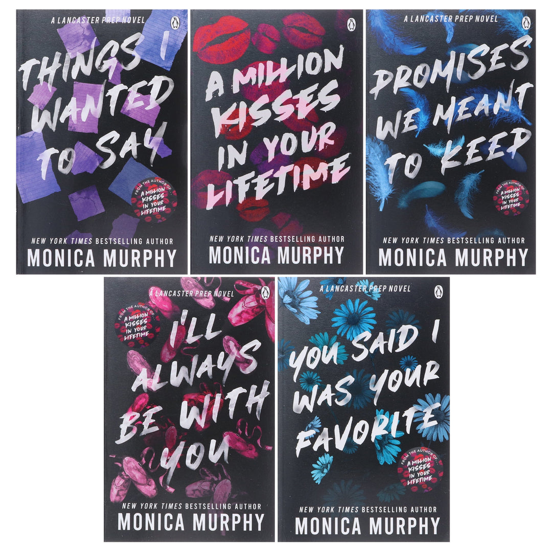 Lancaster Prep Series by Monica Murphy 5 Books Collection Set - Fiction - Paperback