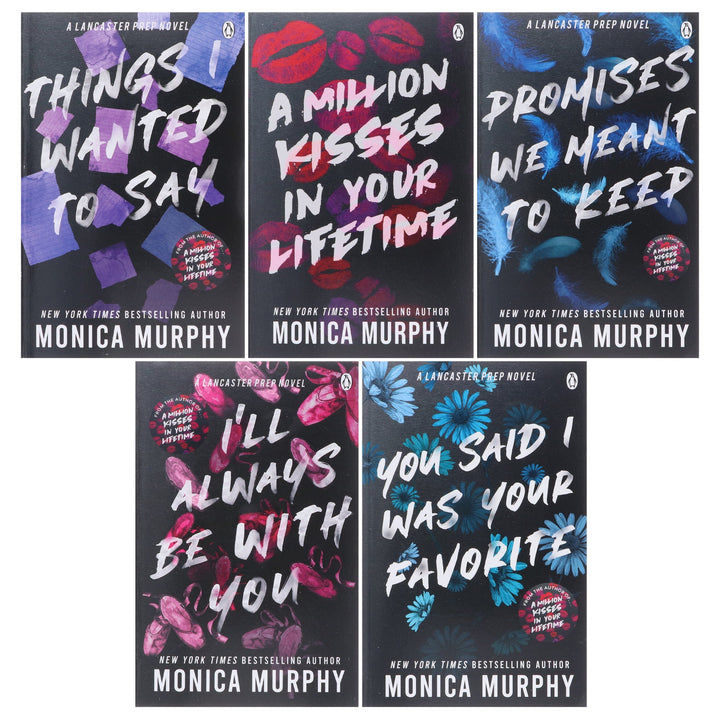 Lancaster Prep Series by Monica Murphy 5 Books Collection Set - Fiction - Paperback
