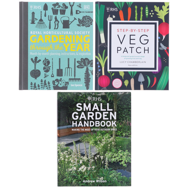 RHS Gardening Through the Year Collection 3 Books Set - Non Fiction - Hardback