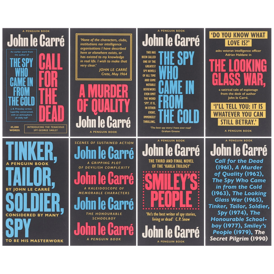 The Smiley Collection Boxset (Book 1-8) By John le Carre: 8 Books - Fiction - Paperback