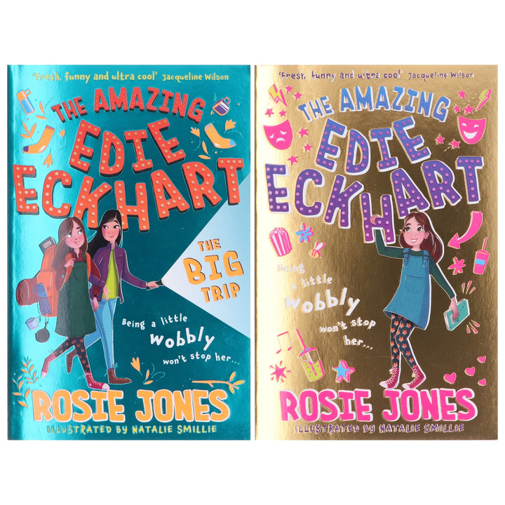 The Amazing Edie Eckhart Series by Rosie Jones: 2 Books Collection Set - Age 8-11 - Paperback