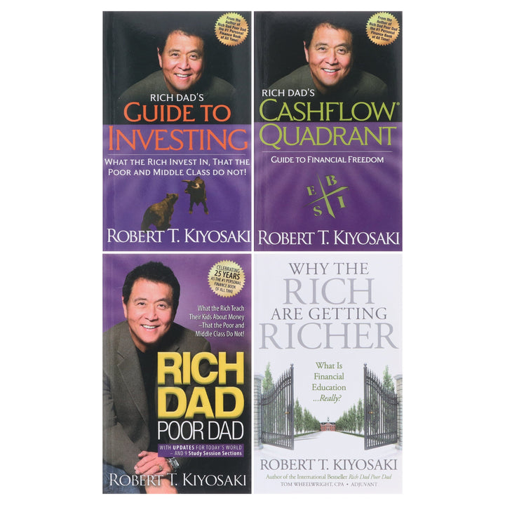 Rich Dad's Collection By Robert T. Kiyosaki: 4 Books Set - Non Fiction - Paperback