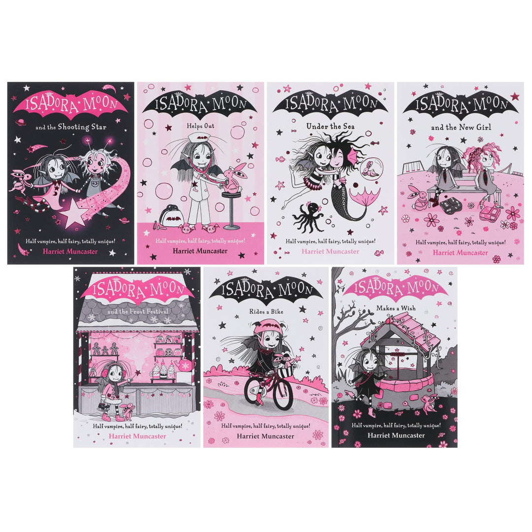 Isadora Moon Series By Harriet Muncaster: illustrated 7 Books Collection Set - Ages 5+ - Paperback