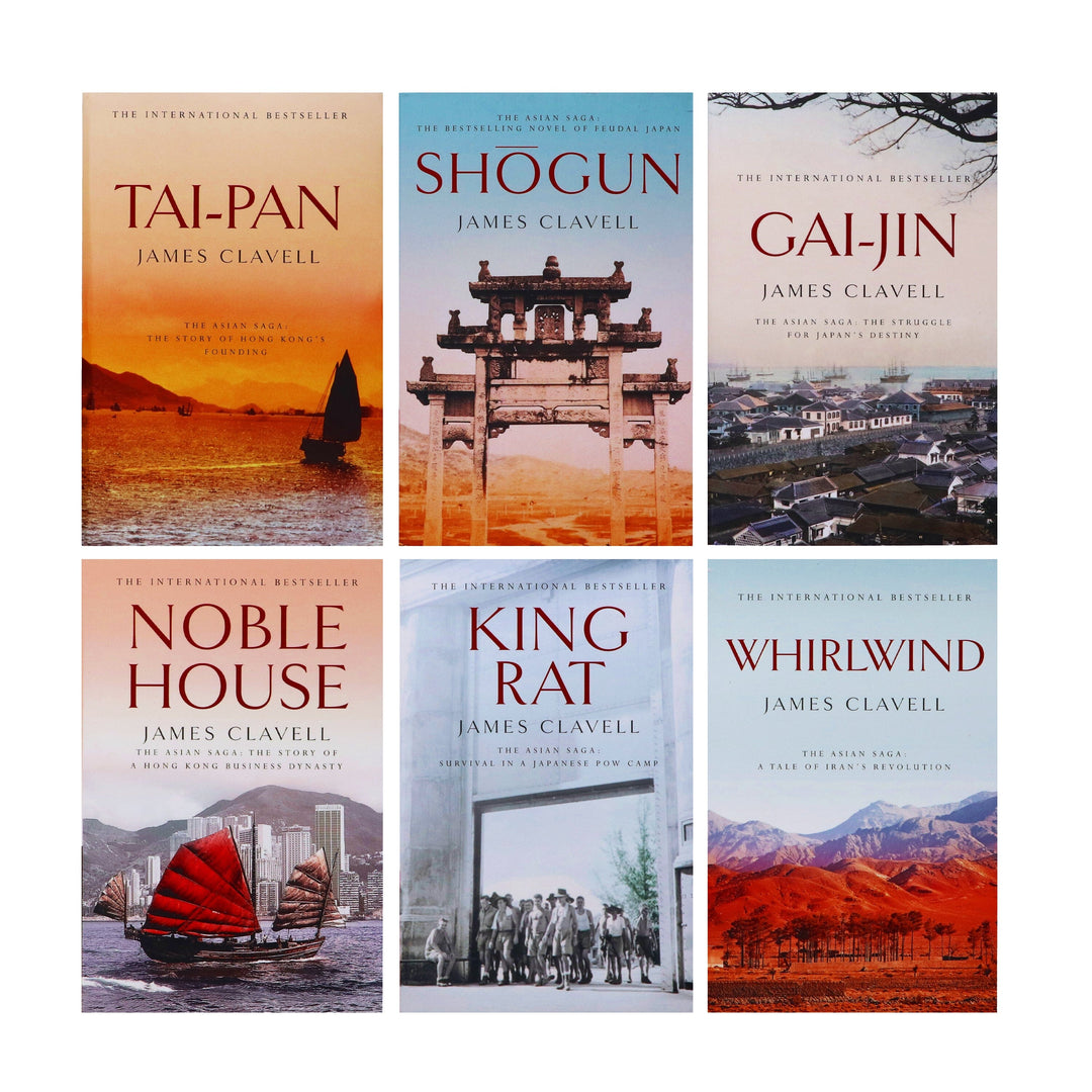 Shogun by James Clavell: The Asian Saga 6 Books Collection Set - Fiction - Paperback