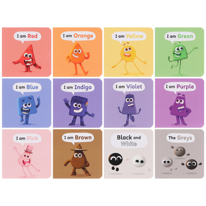 A Case of Colourblocks 12 Mini Books Collection Box Set - Ages 0-5 - Board book