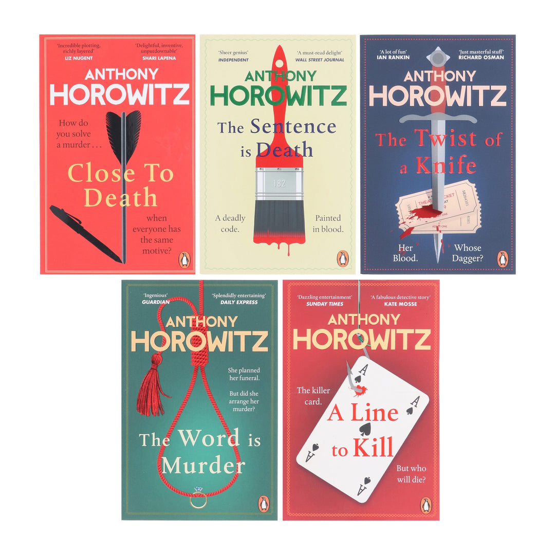 Hawthorne and Horowitz Mysteries Series by Anthony Horowitz 5 Books Collection Set - Fiction - Paperback