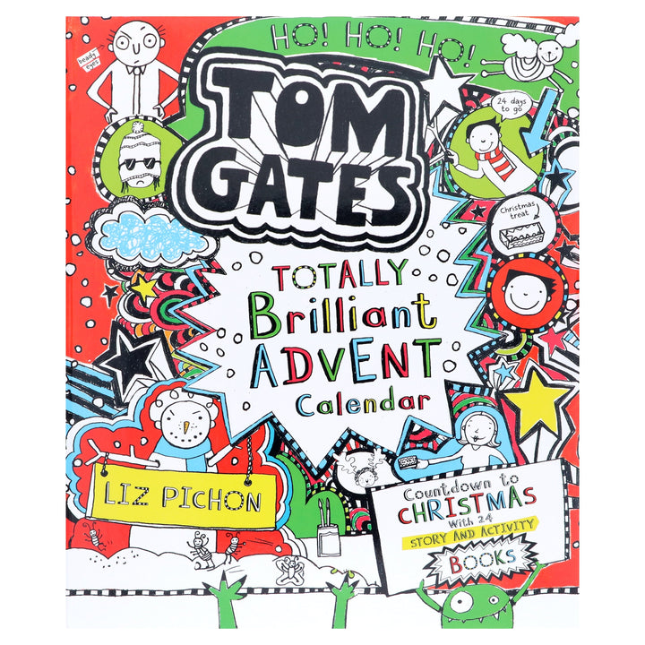 Tom Gates Advent Calendar: Christmas Countdown With 24 Story and Activity Books - Ages 8+ - Hardcover