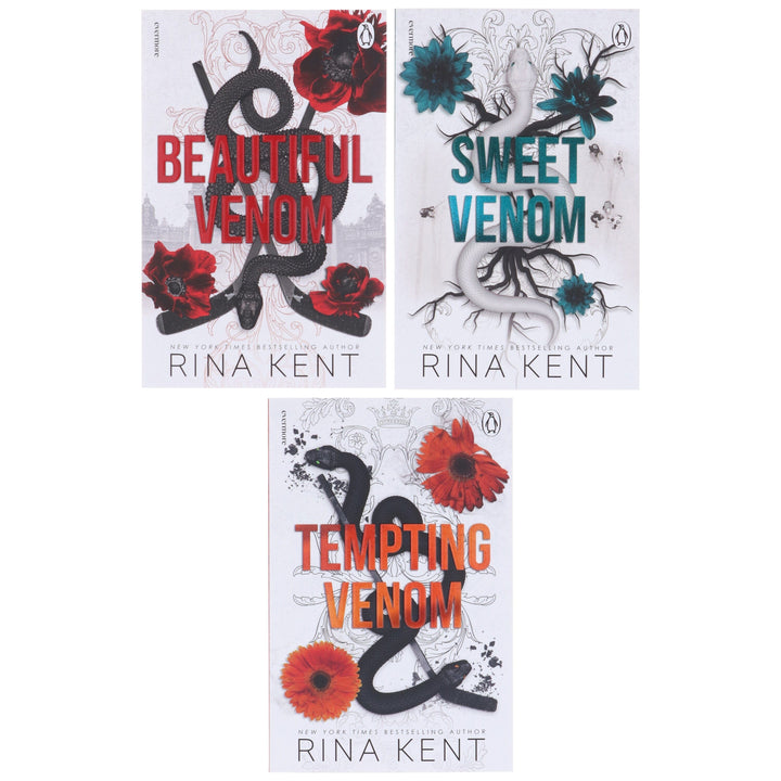 Vipers Series by Rina Kent 3 Books Collection Set - Dark Romance Fiction - Paperback