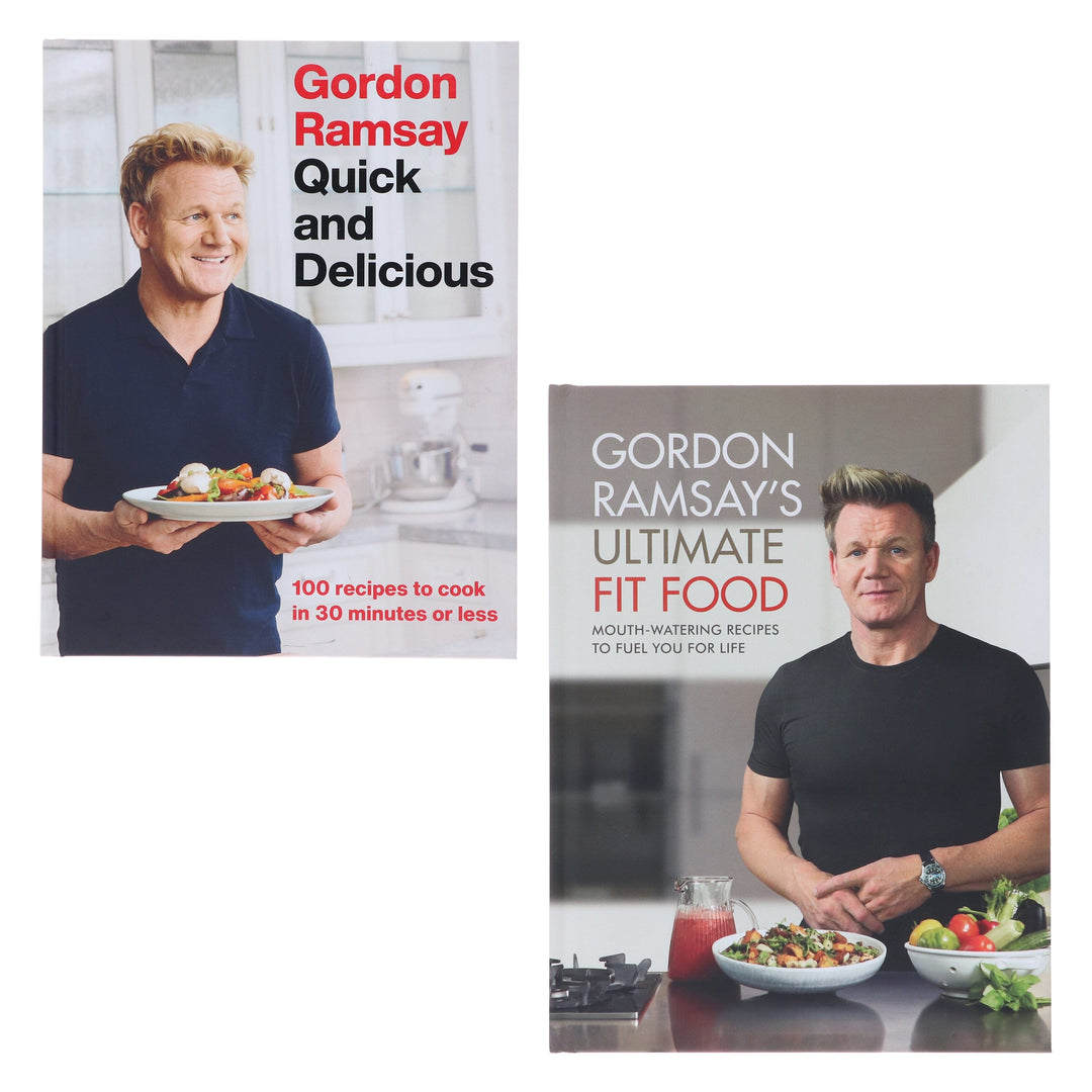 Gordon Ramsay's (Ultimate Fit Food & Quick & Delicious) 2 Books Collection Set - Non Fiction - Hardback