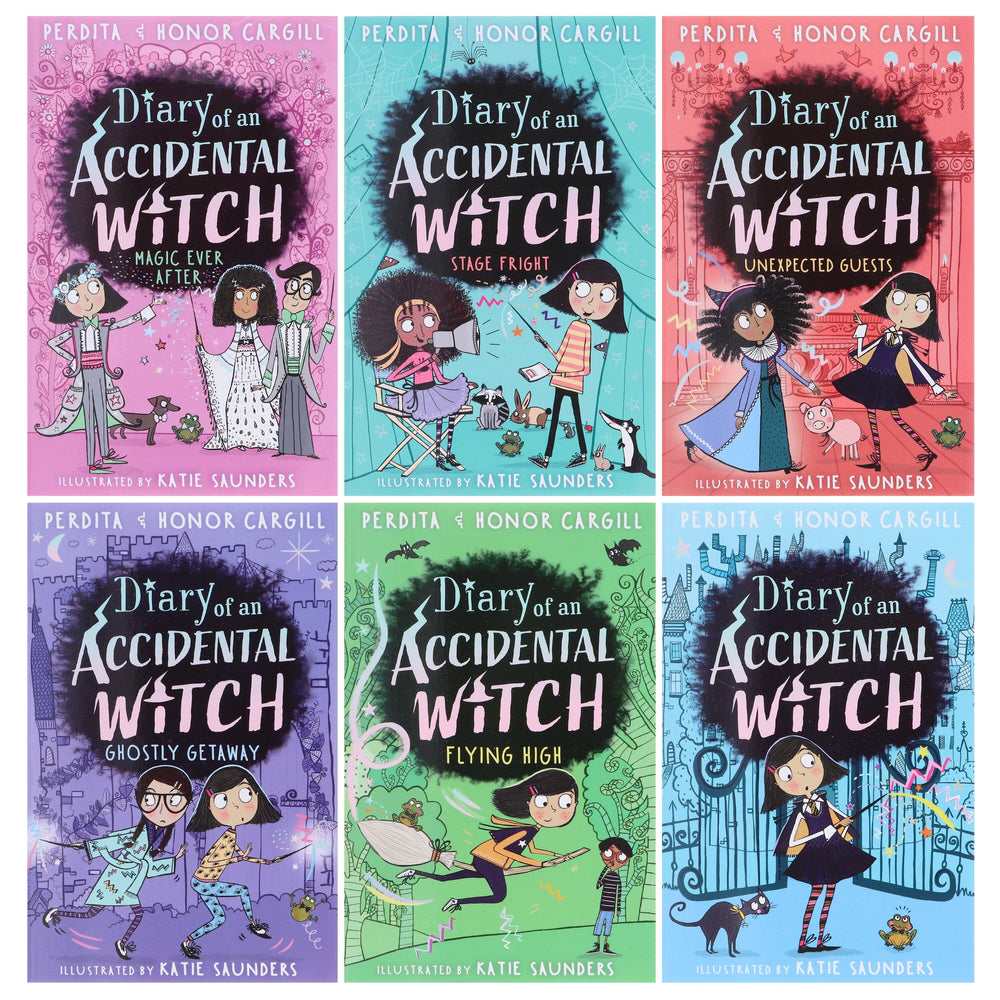 Diary of an Accidental Witch Series By Honor and Perdita Cargill 6 Books Collection Set - Ages 8-10 - Paperback 9-14 Penguin