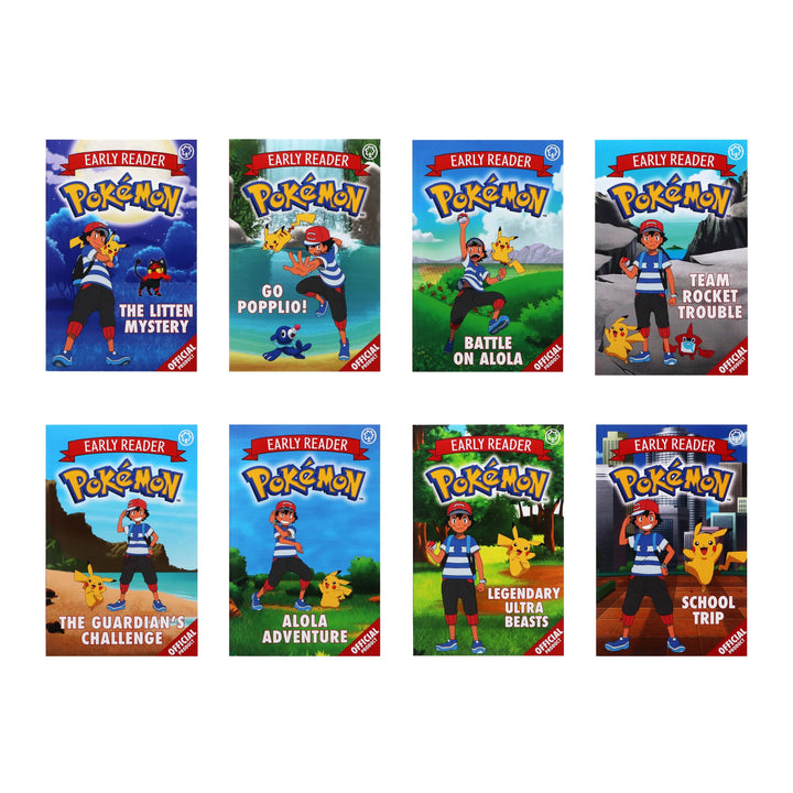 Pokemon Early Reader 8 Books Collection Set - Ages 7-9 - Paperback B2D DEALS Orchard Books