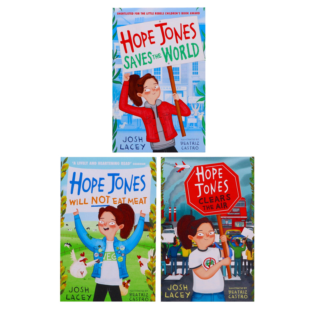 Hope Jones Save The World Series By Josh Lacey 3 Books Collection Set - Ages 8-11 - Paperback