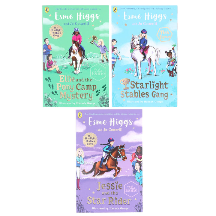 The Starlight Stables Gang Series by Esme Higgs & Jo Cotterill Illustrated 3 Books Collection Set - Ages 8-12 - Paperback