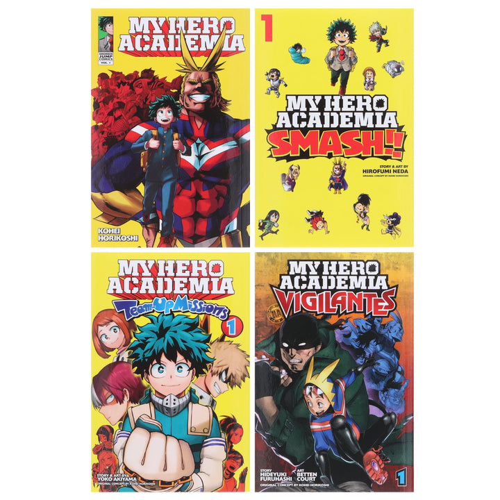 My Hero Academia Series by Kohei Horikoshi: 4 Books Collection Box Set - Ages 14-17 - Paperback