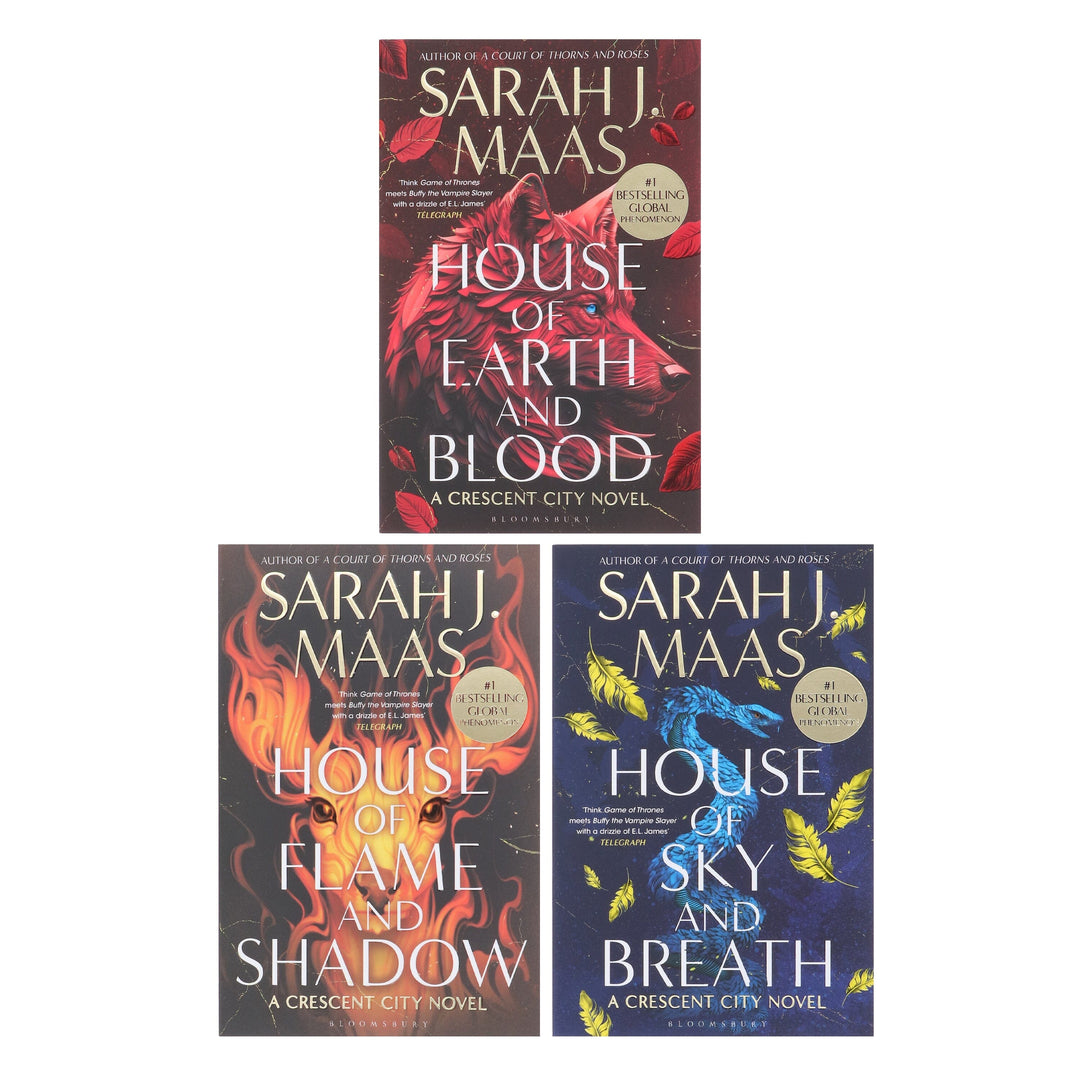 Crescent City Series by Sarah J. Maas 3 Books Collection Box Set - Fiction - Paperback