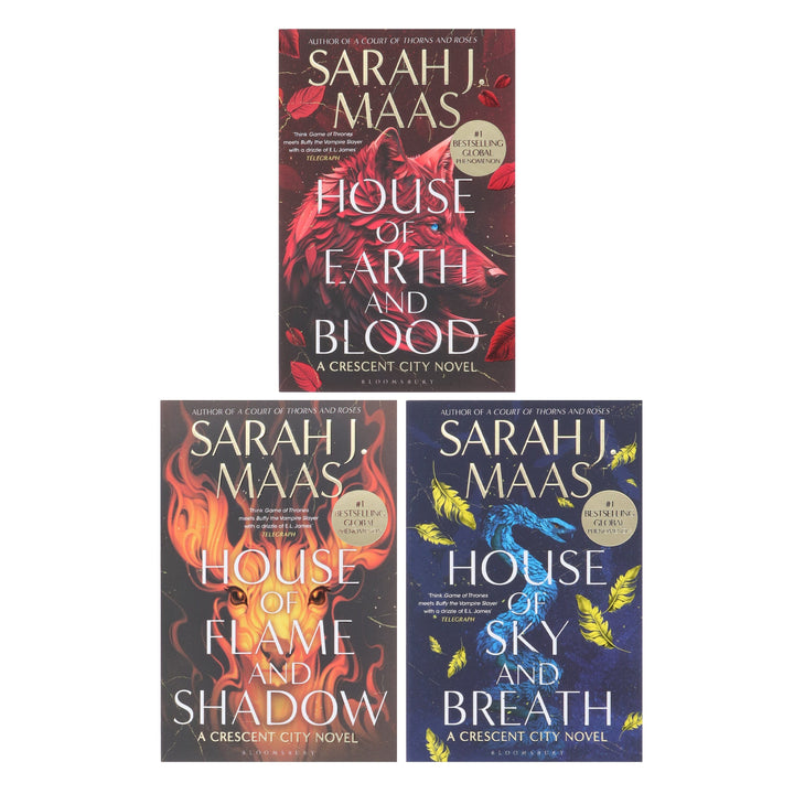 Crescent City Series by Sarah J. Maas 3 Books Collection Box Set - Fiction - Paperback