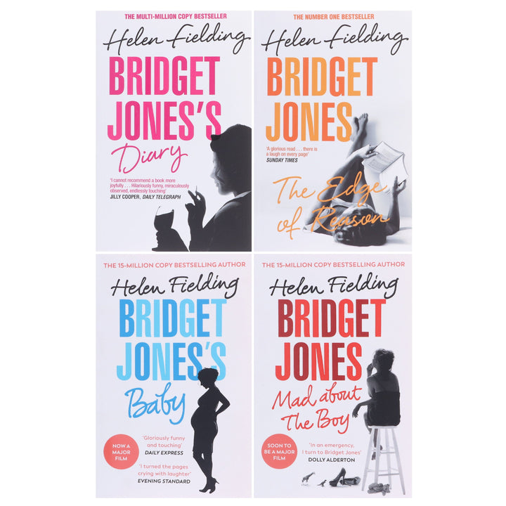 Bridget Jones Series By Helen Fielding Complete 4 Books Collection Set - Fiction - Paperback