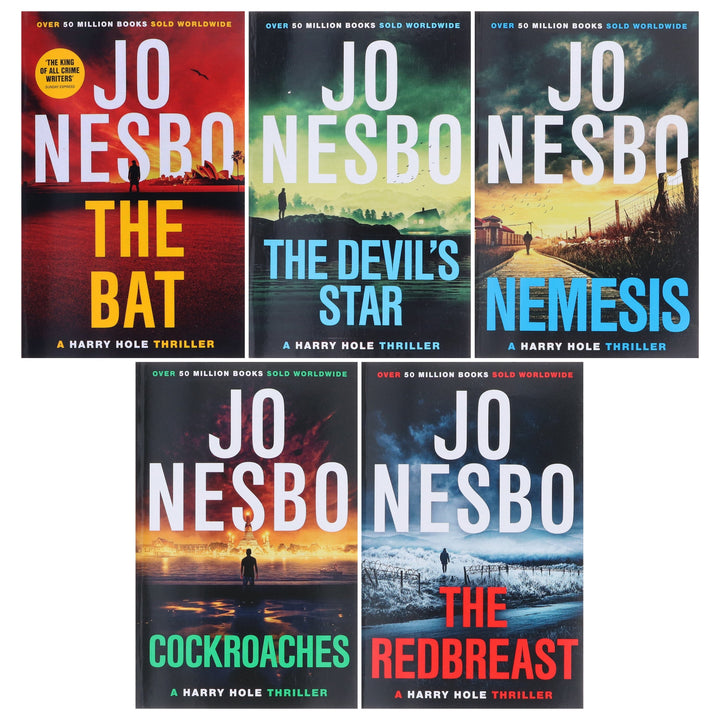 Harry Hole Series (Book 1-5) By Jo Nesbo: 5 Books Collection Set - Fiction - Paperback