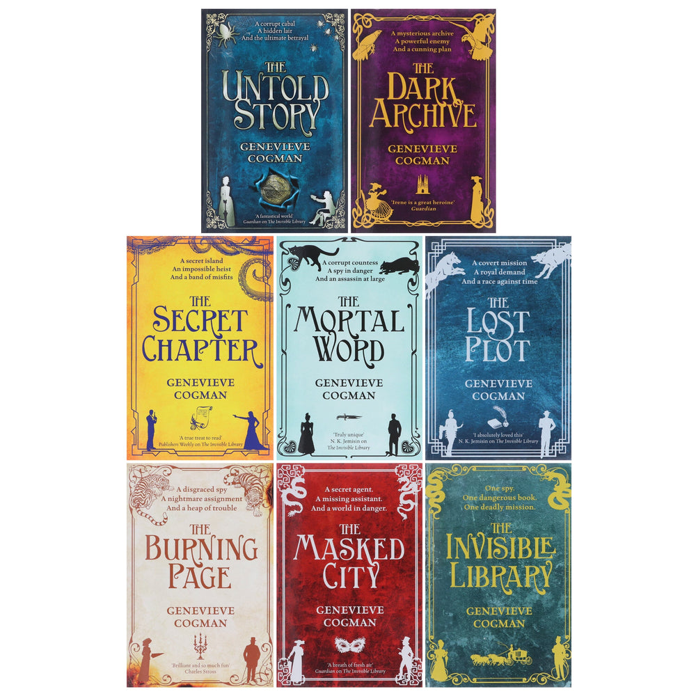 The Invisible Library Series By Genevieve Cogman Complete 8 Books Collection Set - Fiction - Paperback Fiction Pan Macmillan