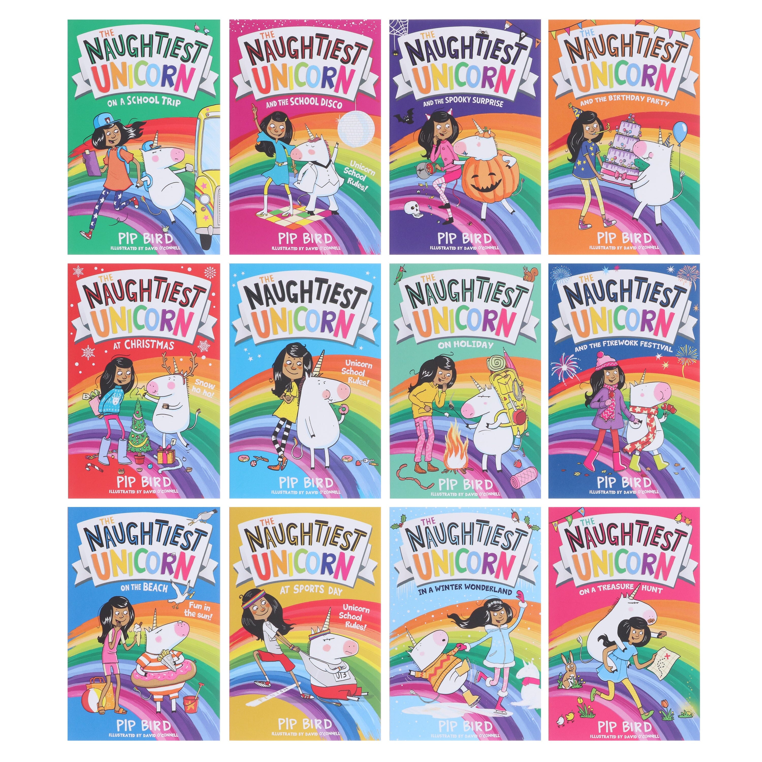 The Naughtiest Unicorn Series By Pip Bird 12 Books Collection Set