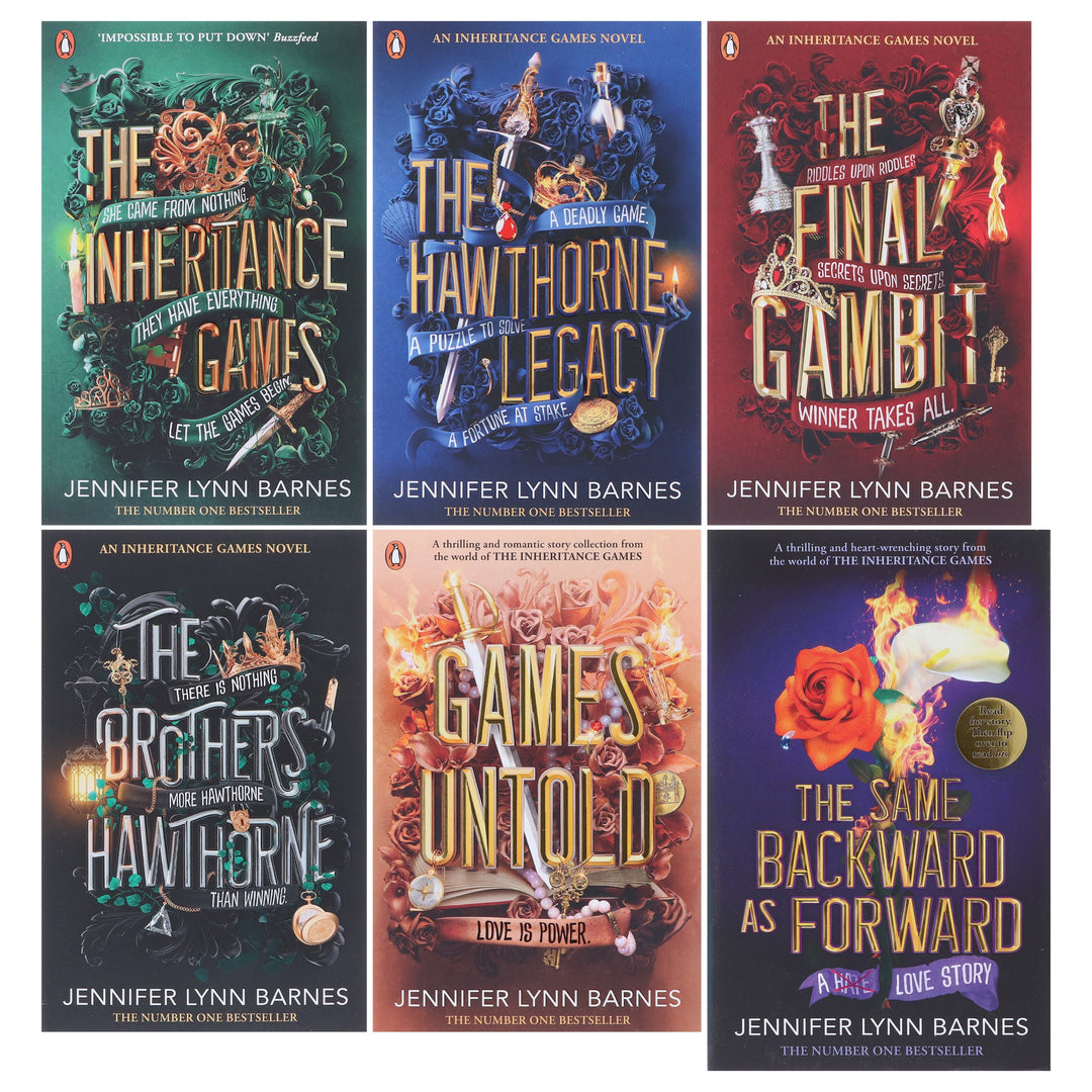 The Inheritance Games Series By Jennifer Lynn Barnes 6 Books Collection Set - Ages 12-17 - Paperback/Hardback