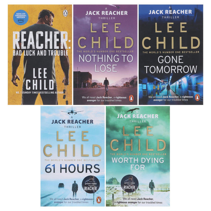 Jack Reacher by Lee Child: Books 11-15 Collection Set - Fiction - Paperback