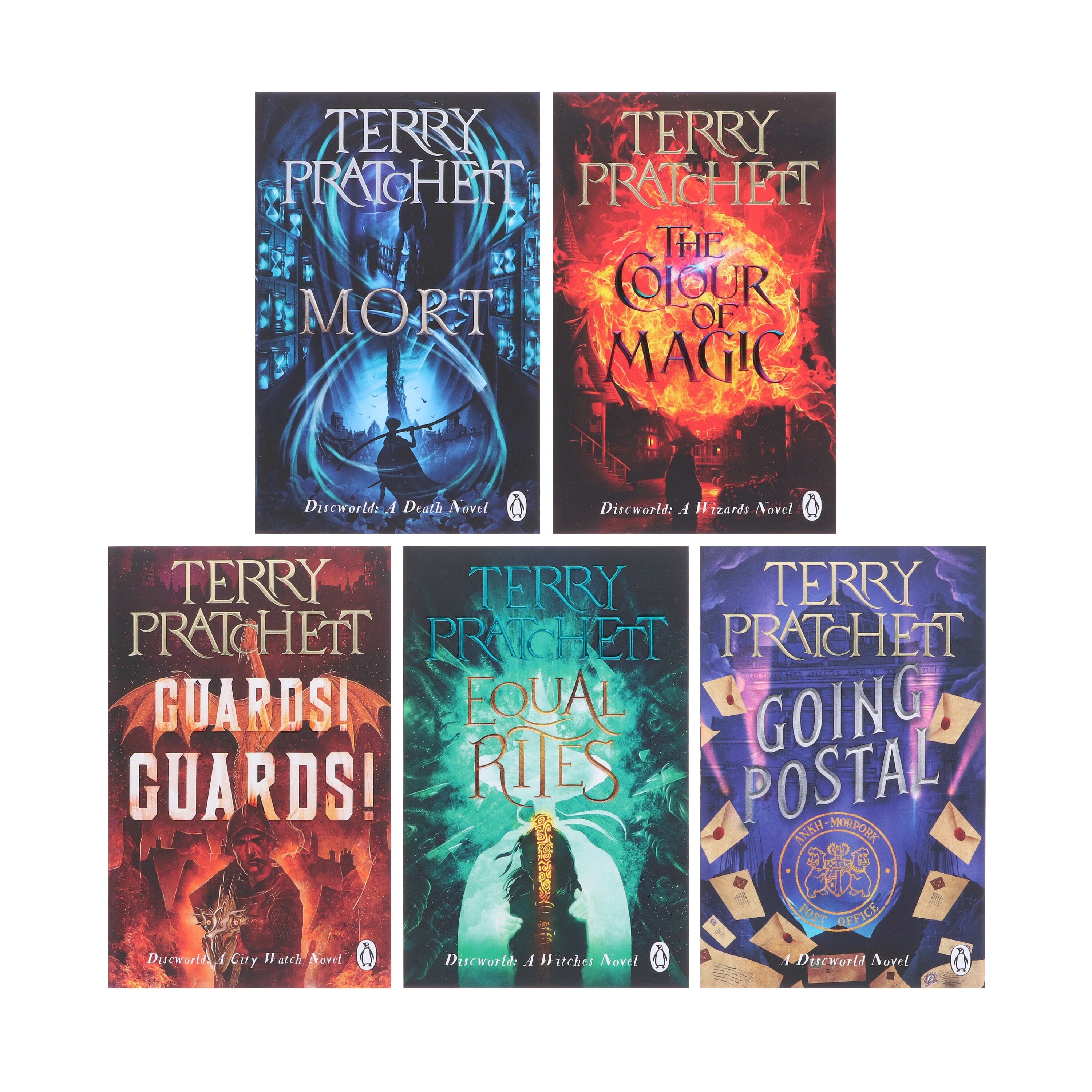 Discworld by Terry Pratchett: Enter the Discworld 5 Books Box Set