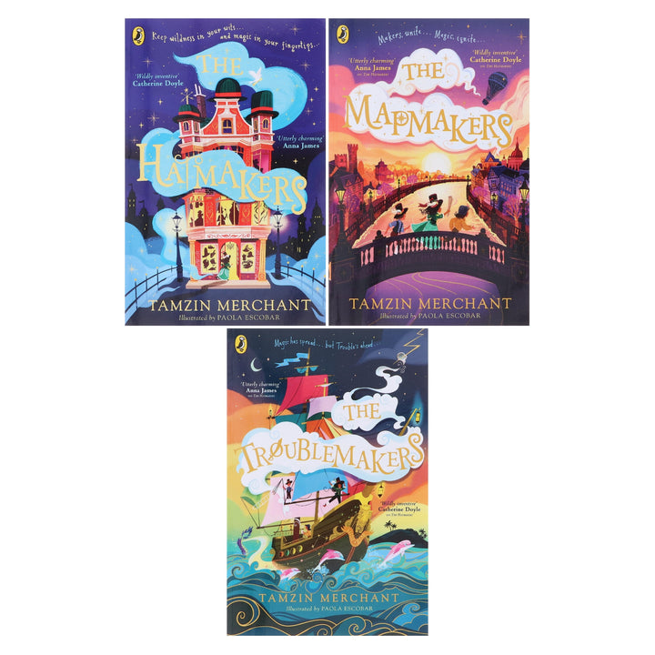 The Hatmakers Series By Tamzin Merchant 3 Books Collection Set - Ages 8-13 - Paperback