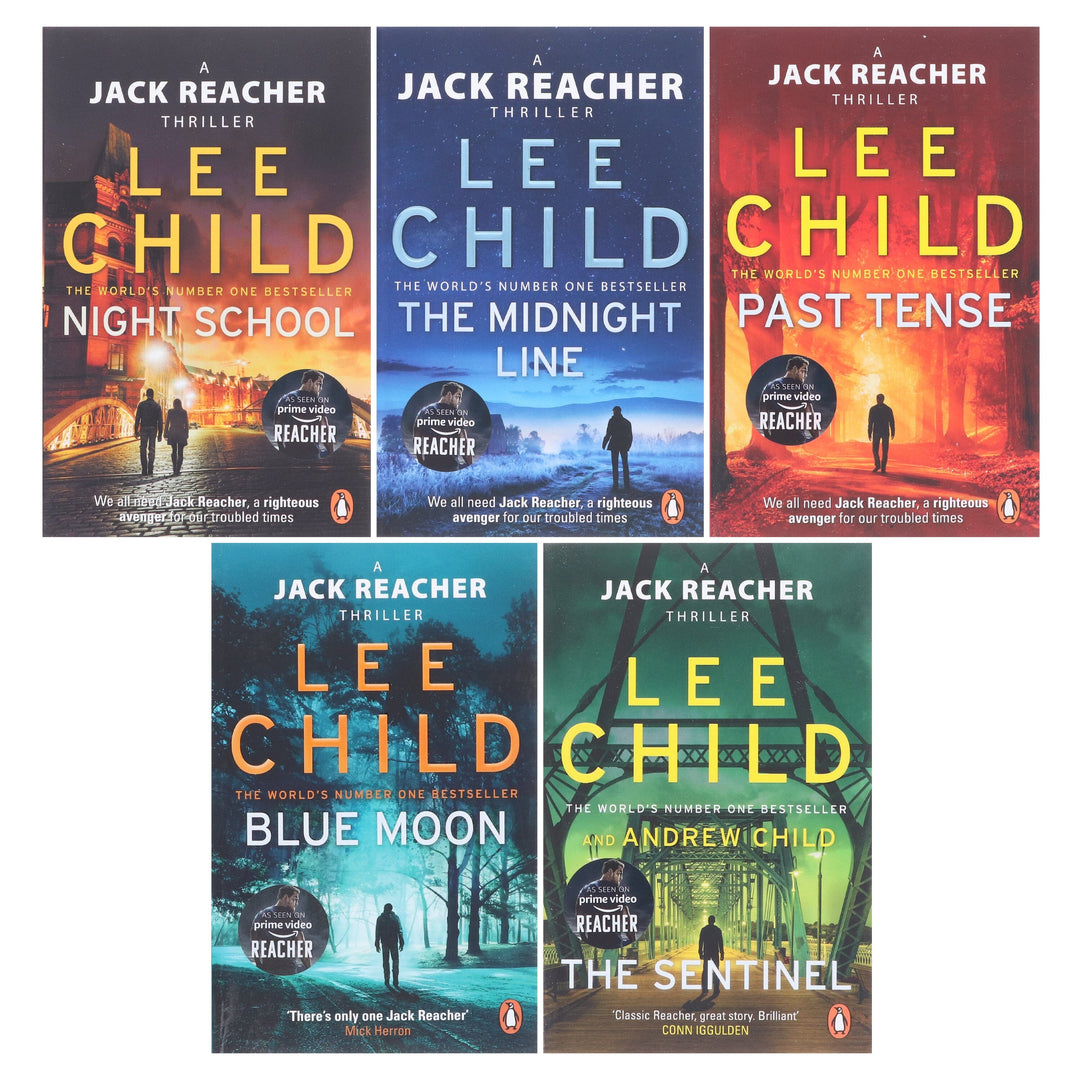 Jack Reacher by Lee Child: Books 21-25 Collection Set - Fiction - Paperback