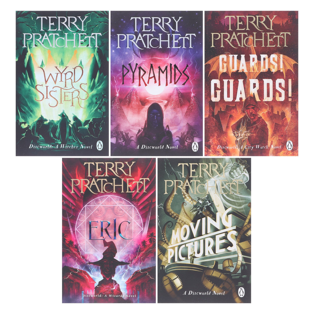 Discworld by Terry Pratchett Series 2 (Book 6-10) Collection Set - Fiction - Paperback