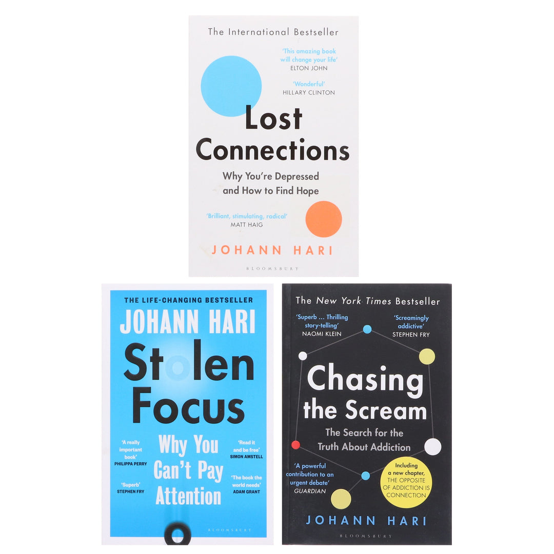Johann Hari 3 Books Collection Set - Non Fiction - Paperback