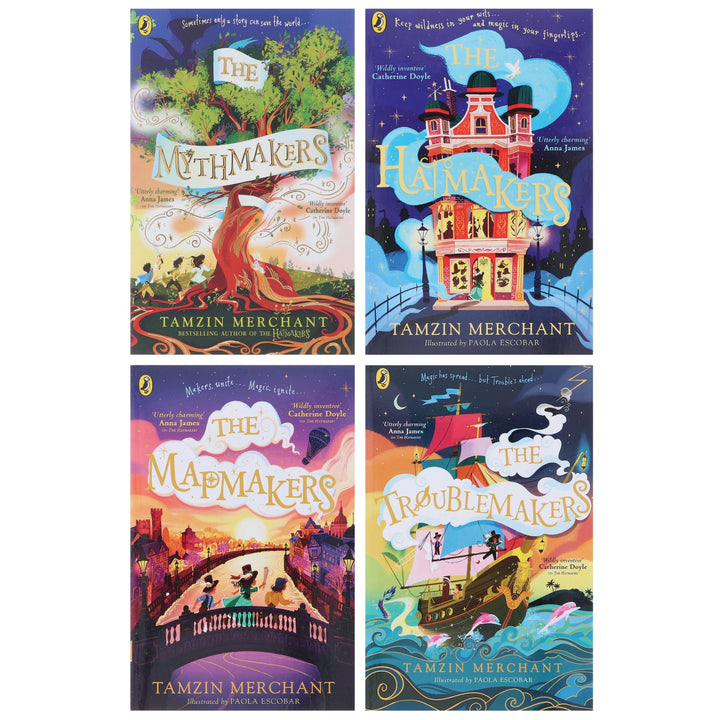 The Hatmakers Series by Tamzin Merchant 4 Books Collection Set - Ages 8-13 - Paperback