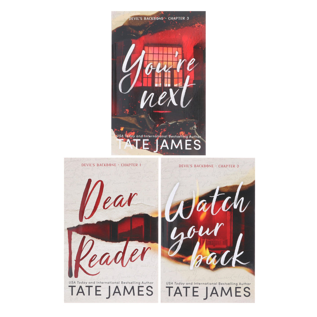 Devil's Backbone Series by Tate James 3 Books Collection Set - Fiction - Paperback