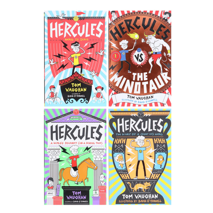Hercules Series by Tom Vaughan Illustrated 4 Books Collection Set - Ages 8-12 - Paperback