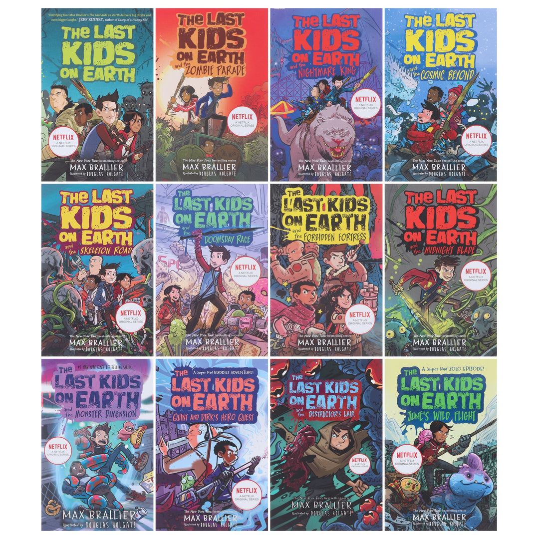 Last Kids on Earth Series by Max Brallier 12 Books Collection Set - Ages 8-12 - Paperback