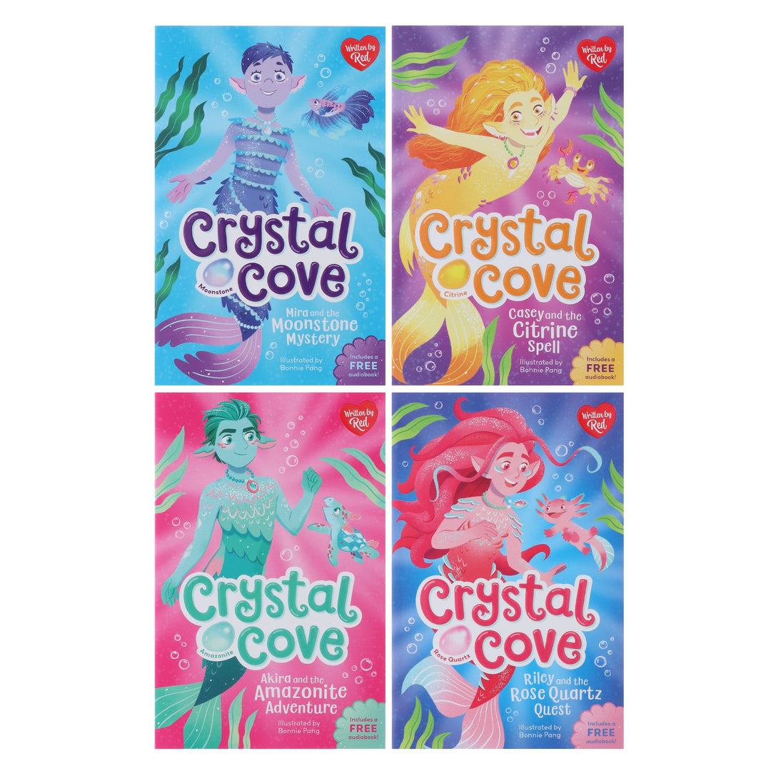 Crystal Cove Series by Red Illustrated 4 Books Collection Set - Ages 7-9 - Paperback