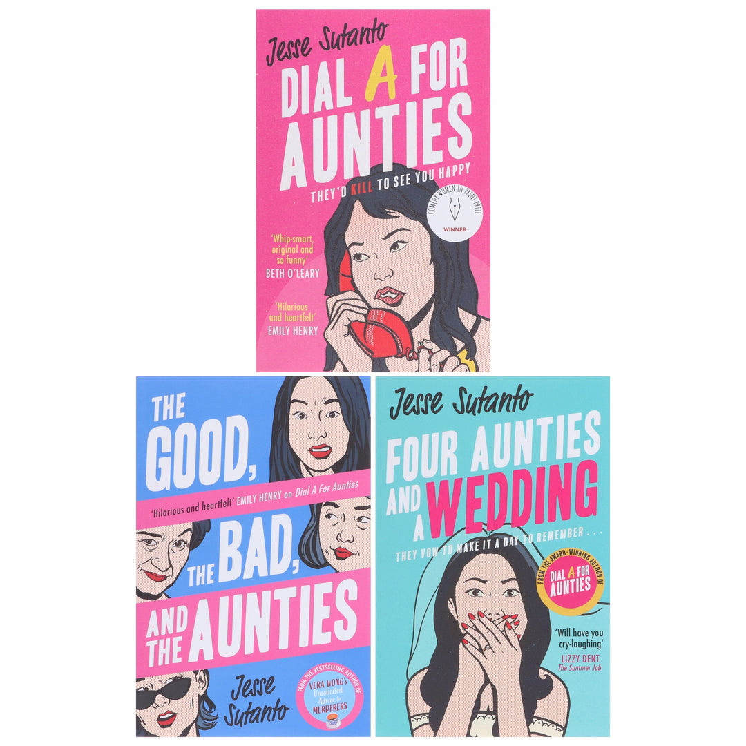 Aunties Series By Jesse Sutanto 3 Books Collection Set - Fiction - Paperback Fiction HarperCollins Publishers